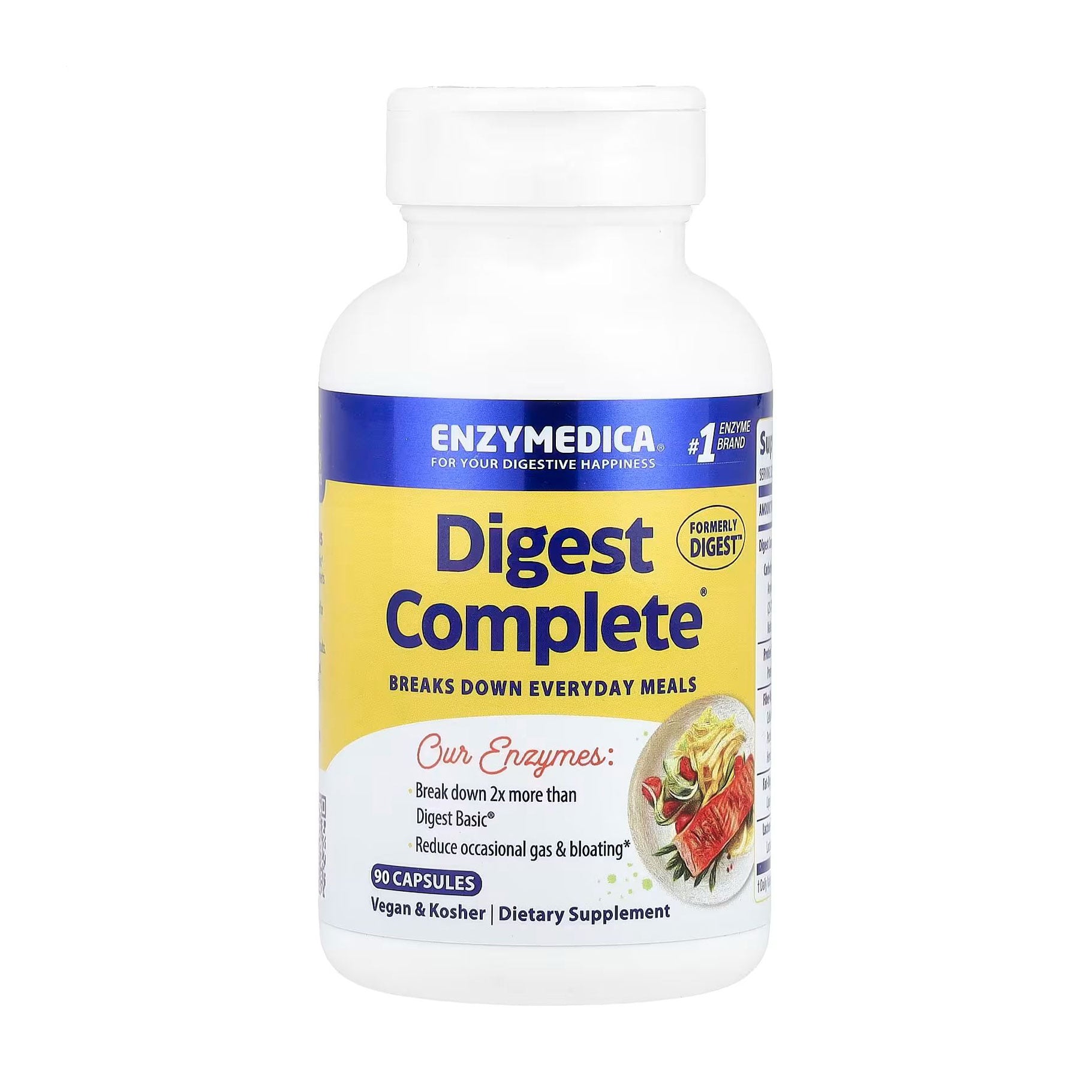 Травні ферменти Enzymedica Digest Complete Enzyme Formula, 90 капсул